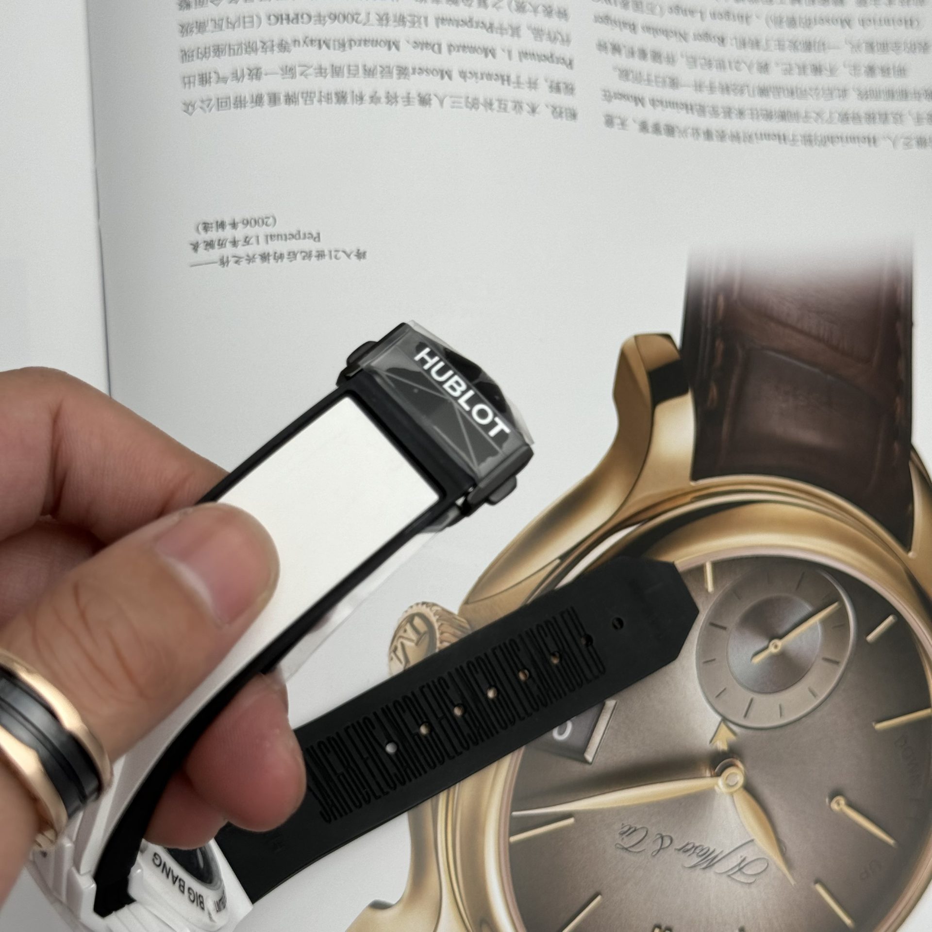 replica Hublot Replica Watches Square Bang Unico Ceramic White BBF Factory 42mm WATCHES 8 