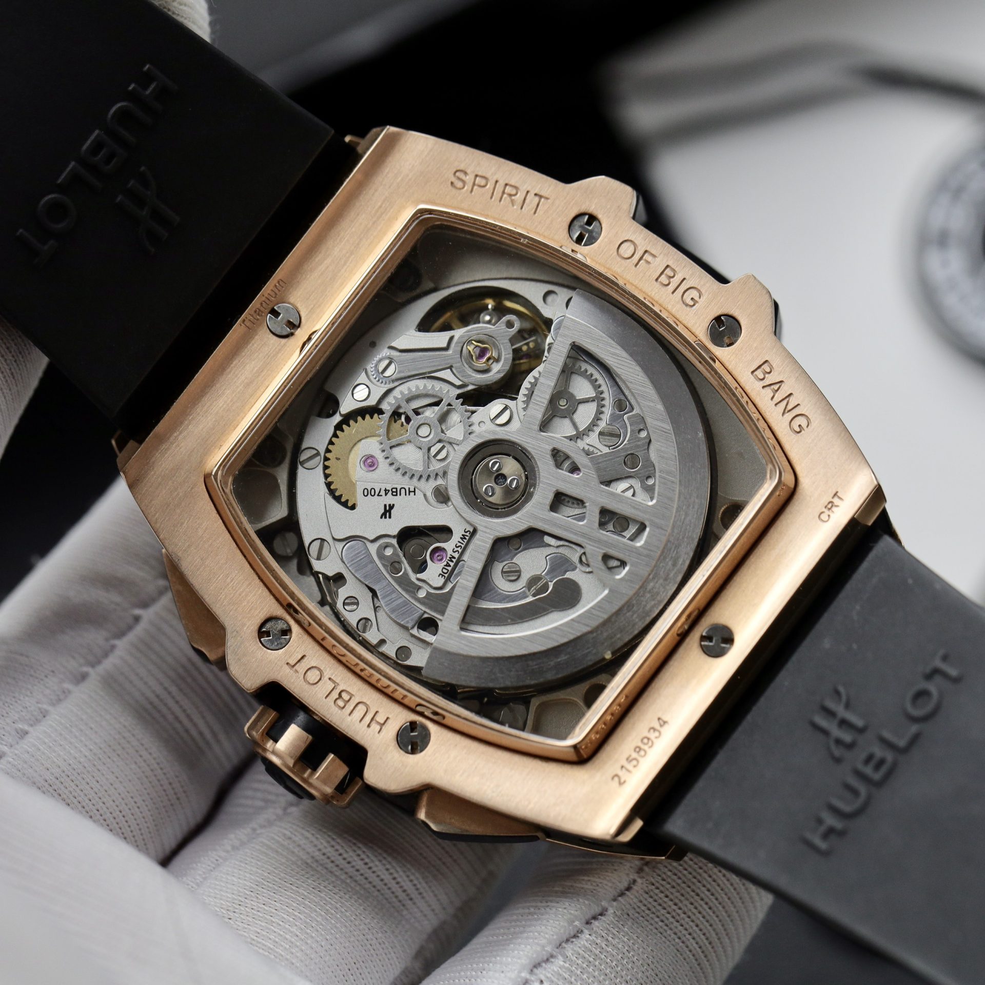 replica Hublot Replica Watch Big Bang Sang Bleu II Titanium Blue Dial BBF 45mm WATCHES 8 