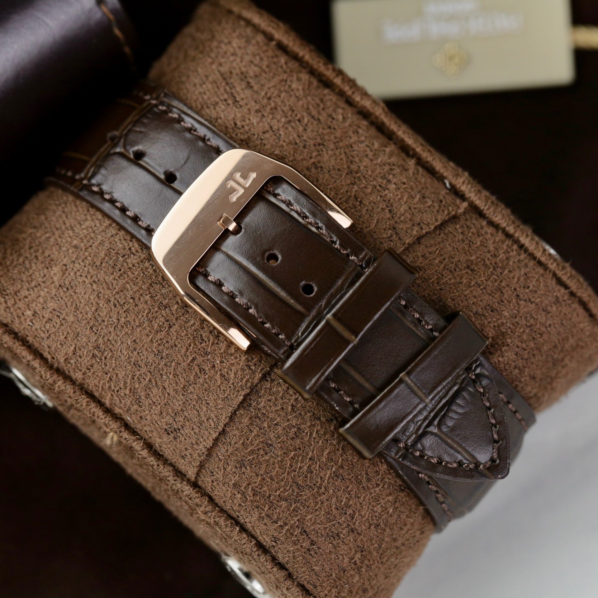 replica Jaeger Lecoultre Replica Watch Dial Green Leather Strap 30x40mm WATCHES 8 