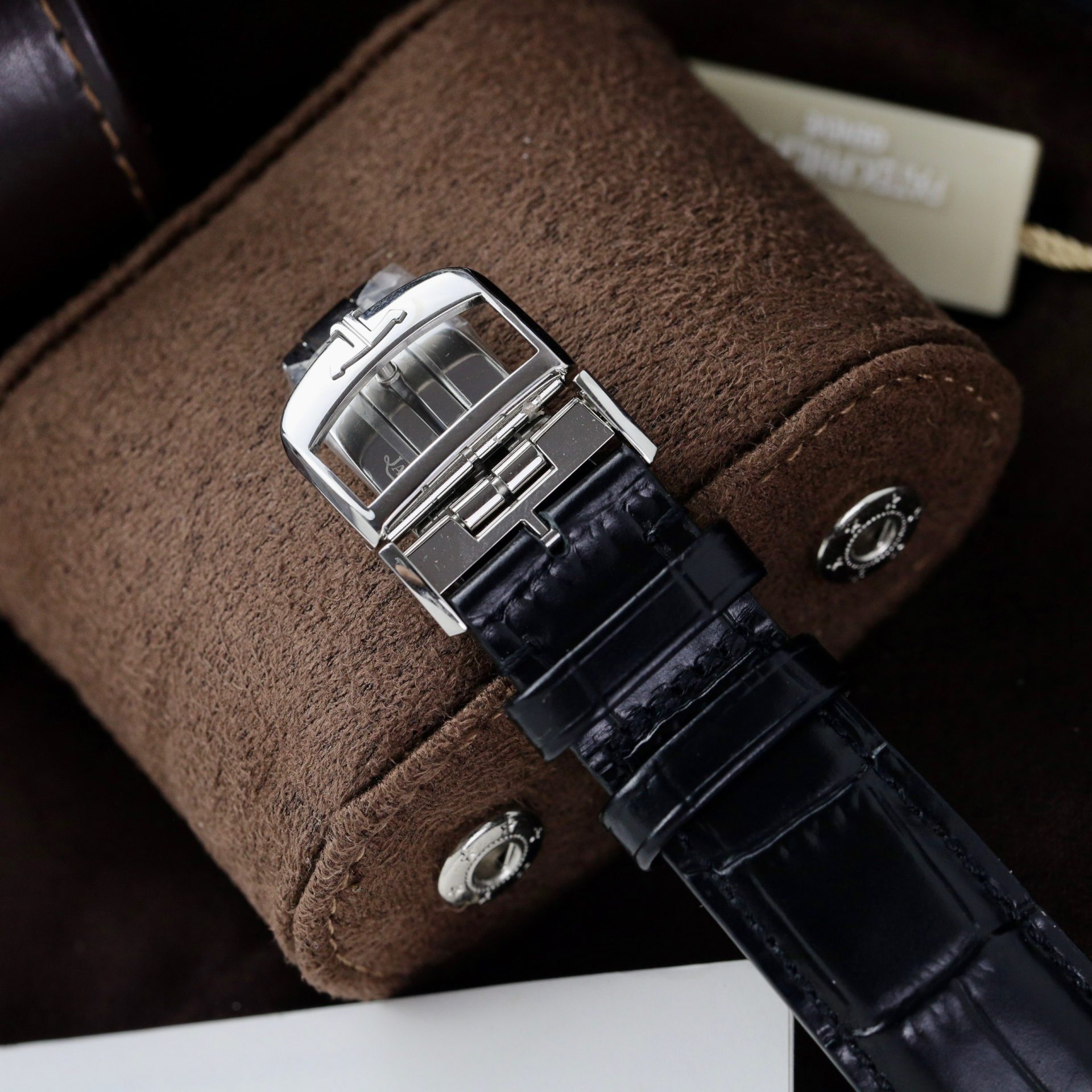 replica Jaeger Lecoultre Replica Watch Dial Green Leather Strap 30x40mm WATCHES 8 