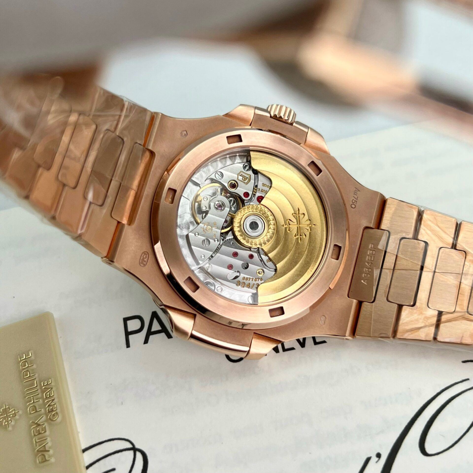 replica Patek Philippe Replica Watches Calatrava 5227R Leather Strap 3K Factory 39mm WATCHES 8 