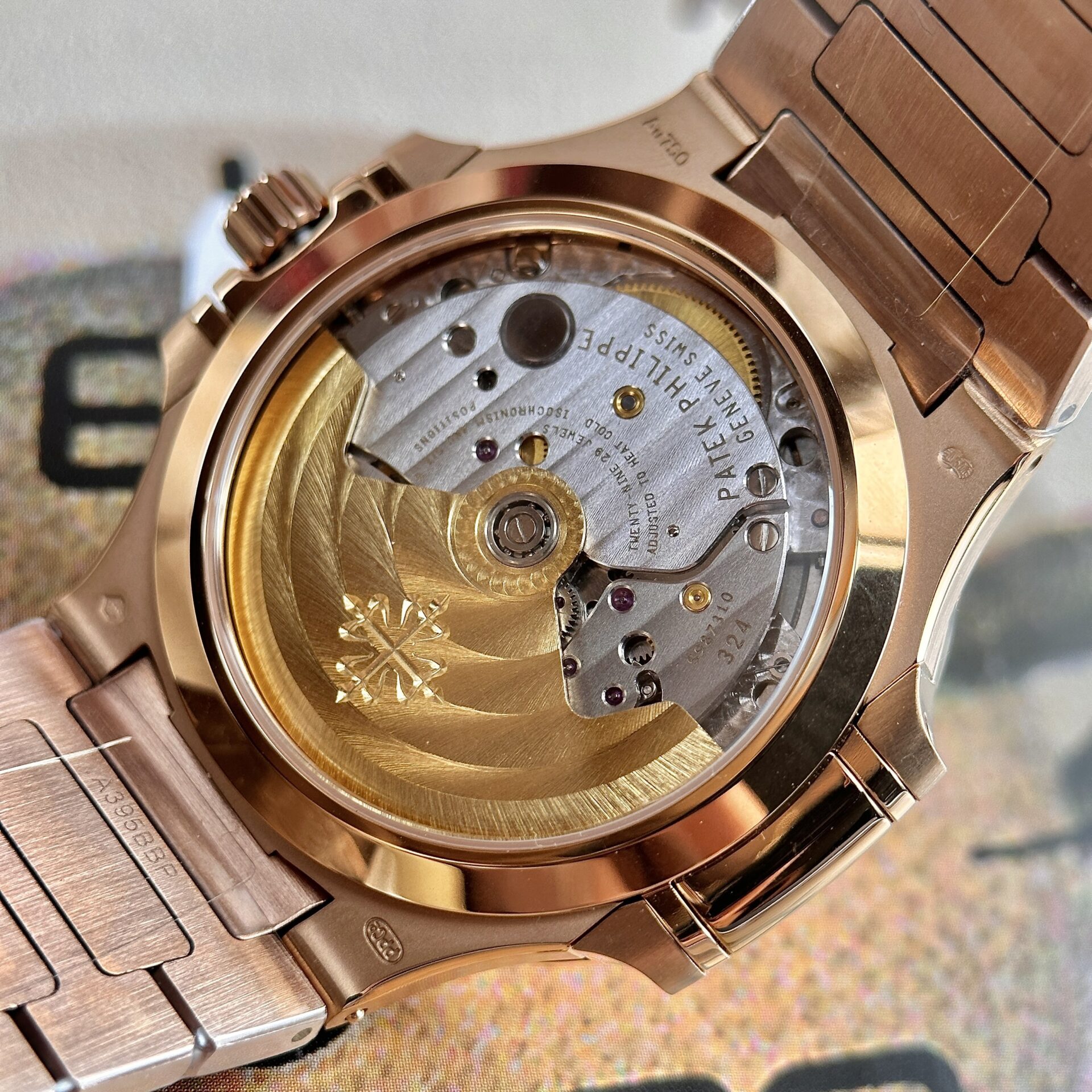 replica Patek Philippe Replica Watch Nautilus 5724R Gold Wrapped GR Factory 40mm WATCHES 8 