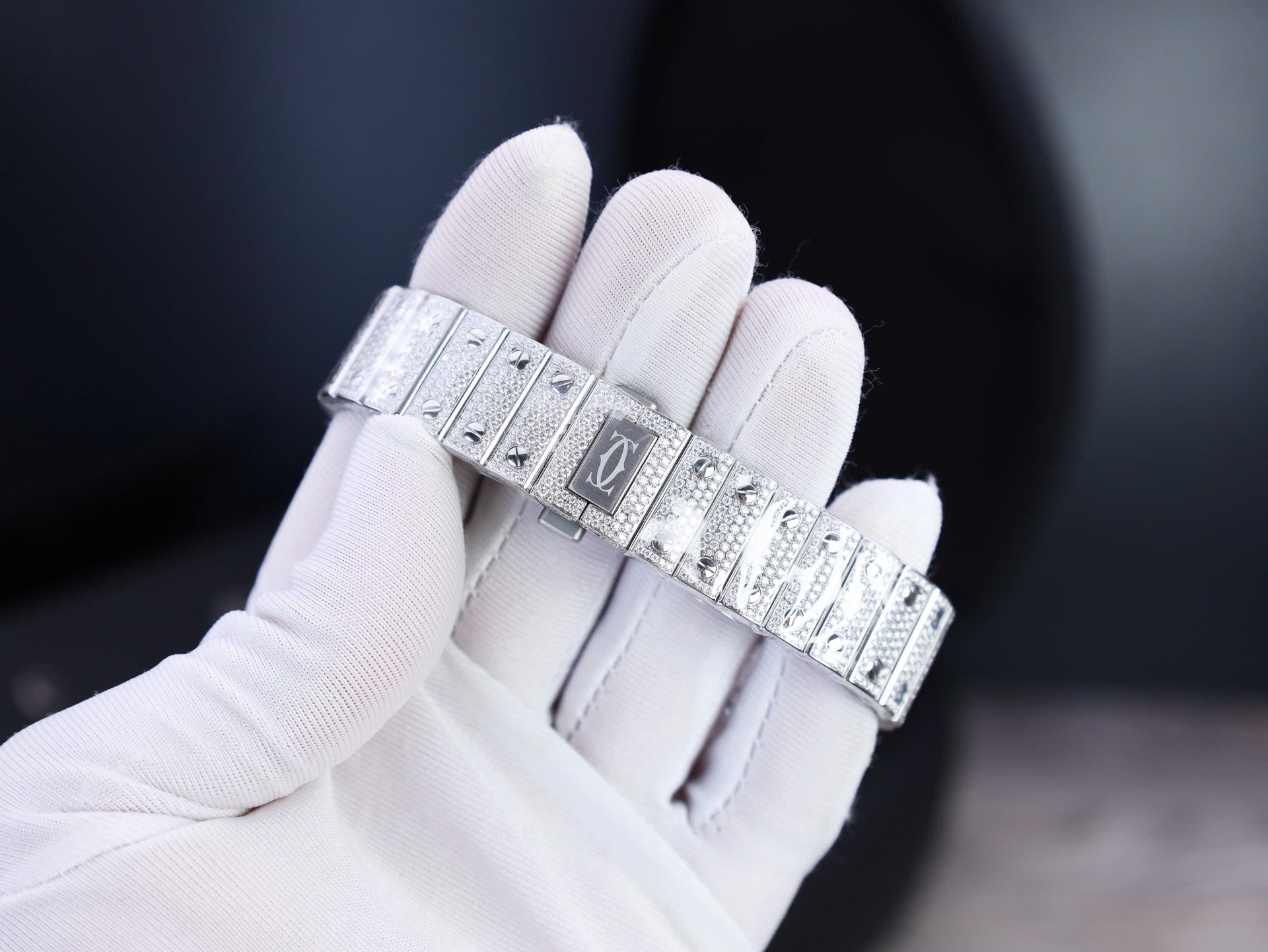 replica Cartier Santos WSSA0029 Replica 1:1 Watch BV Factory 35mm WATCHES 9 