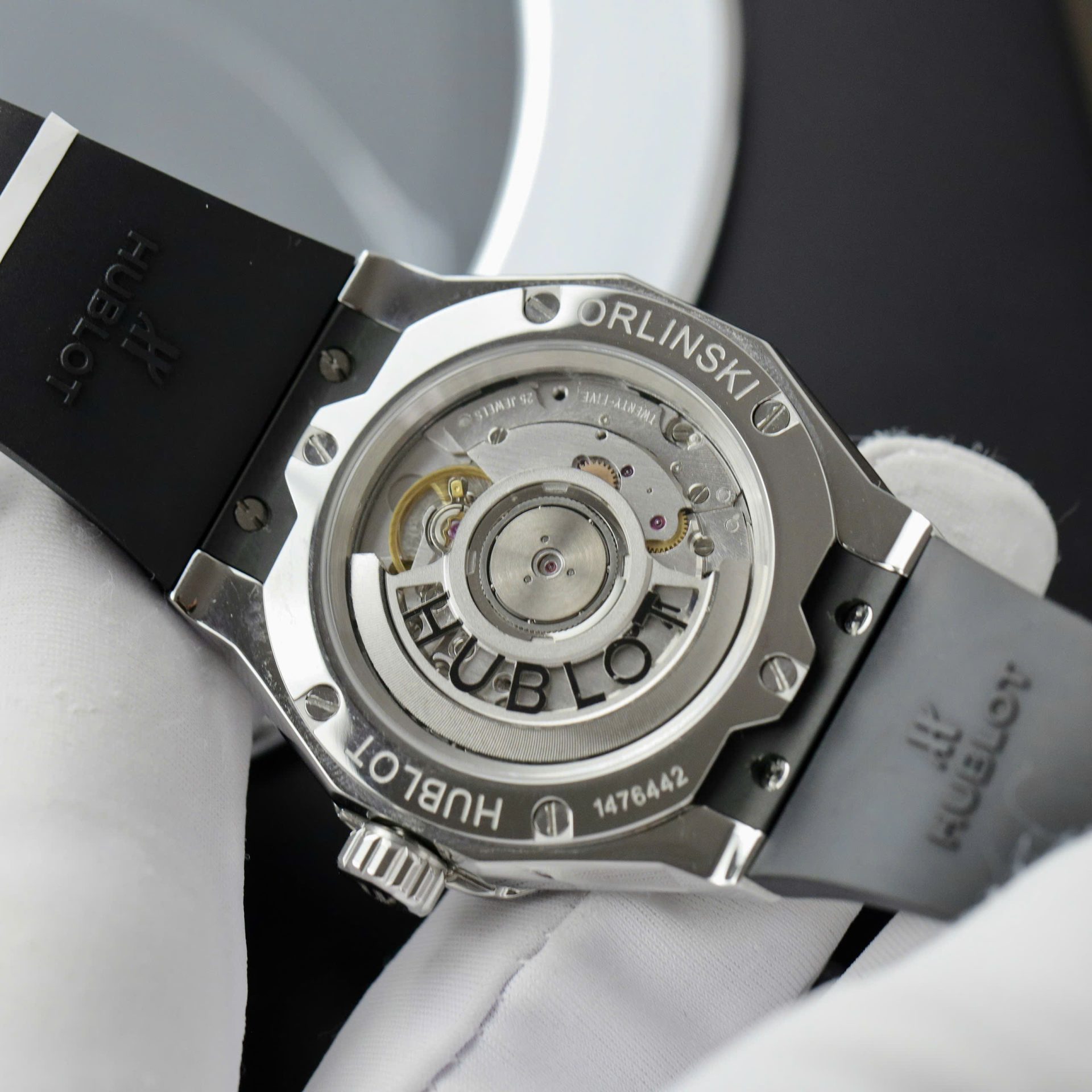 replica Hublot Replica Watch Big Bang Sang Bleu II Titanium Black Dial BBF 45mm WATCHES 9 