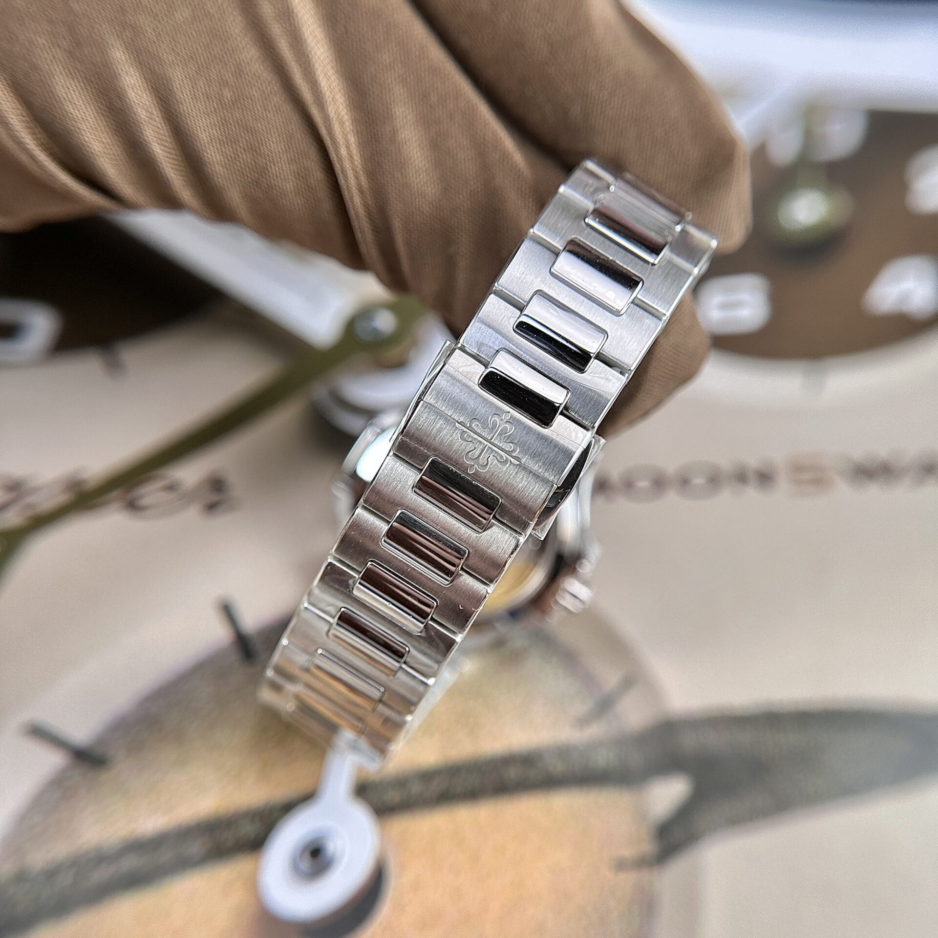 replica Patek Philippe Fake Watch Nautilus 7010 Gray Dial Womens 32mm WATCHES 9 